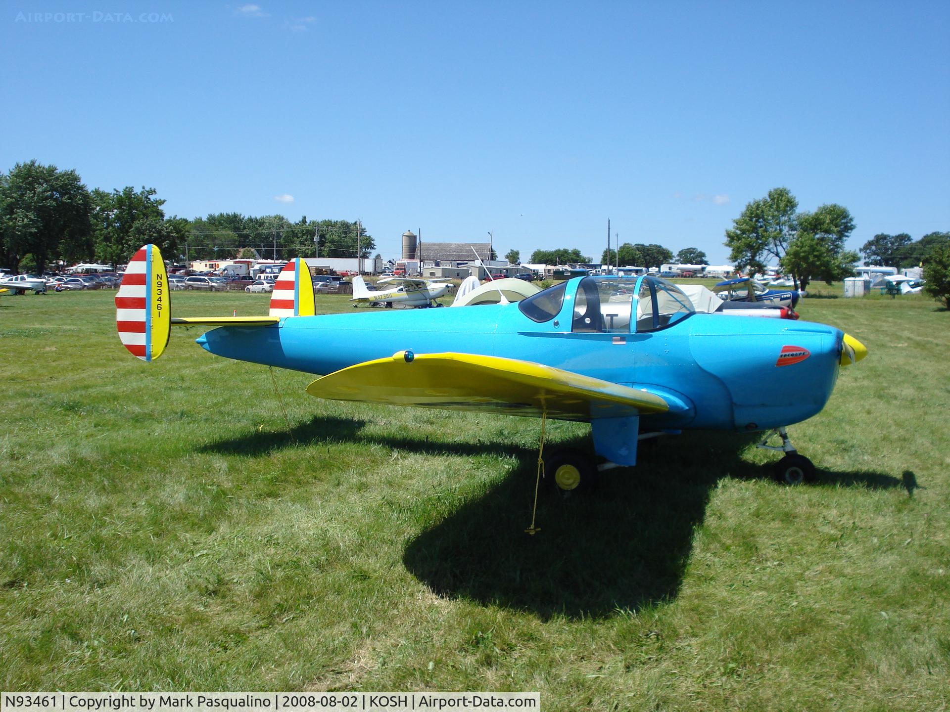 N93461, 1946 Erco 415D Ercoupe C/N 784, Ercoupe 415-D