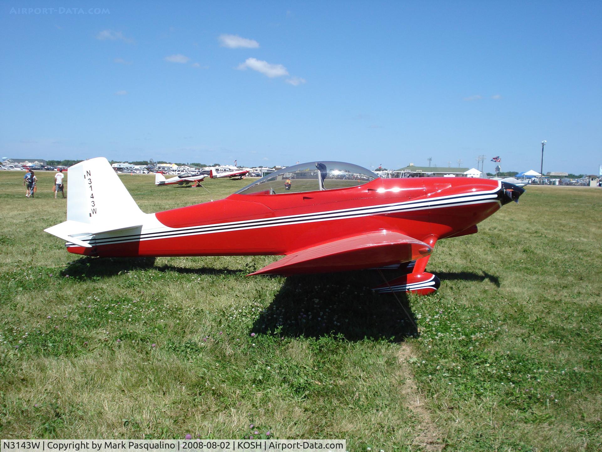 N3143W, 1991 Vans RV-4 C/N 1920, RV-4