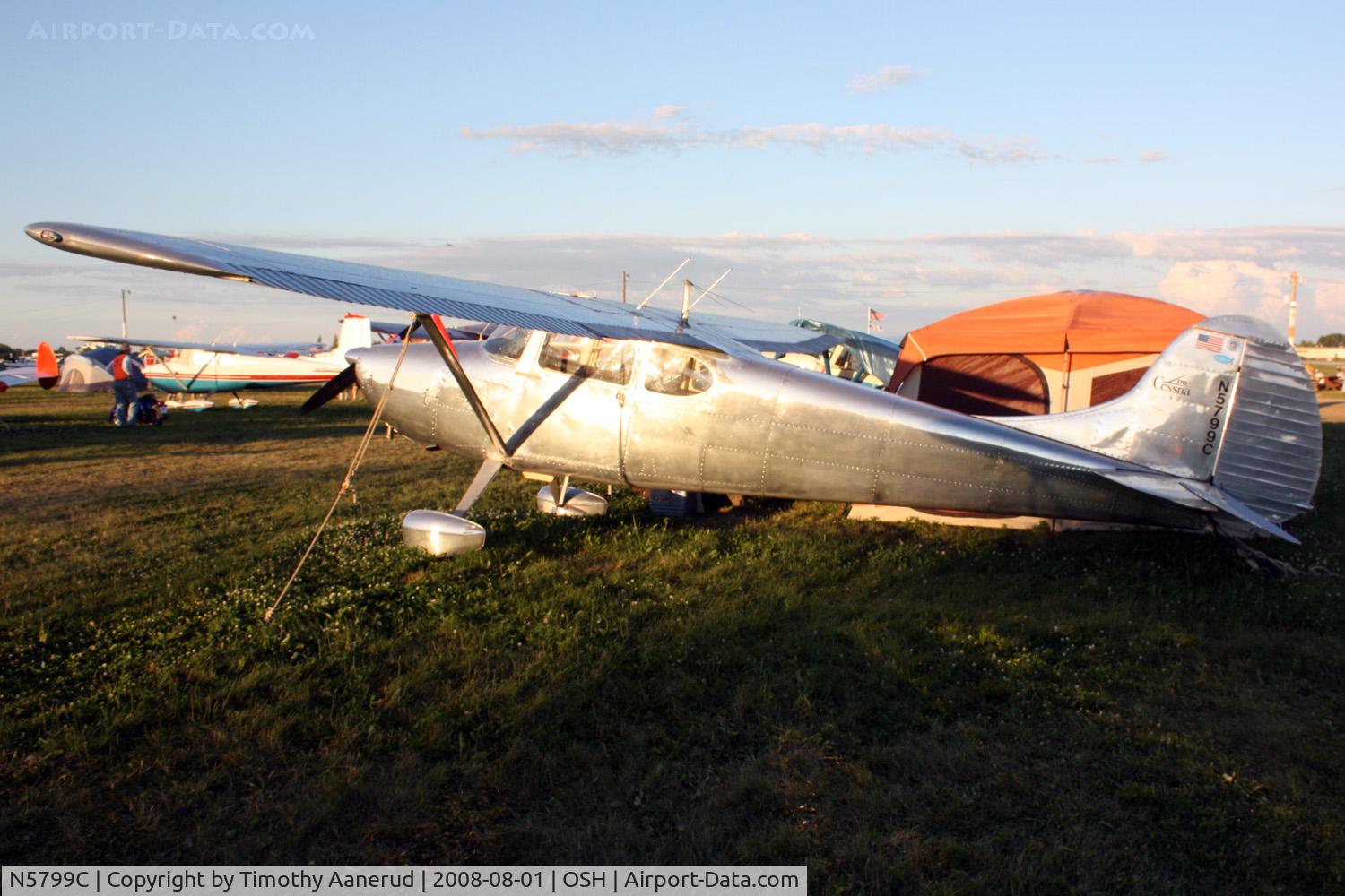 N5799C, 1950 Cessna 170A C/N 19753, EAA AirVenture 2008