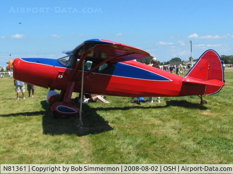 N81361, 1946 Fairchild 24R-46 C/N R46261, Airventure 2008 - Oshkosh, WI