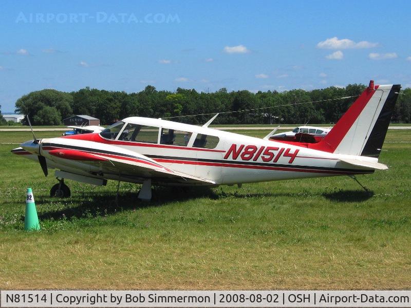 N81514, 1966 Piper PA-30 Twin Comanche C/N 30-1264, Airventure 2008 - Oshkosh, WI