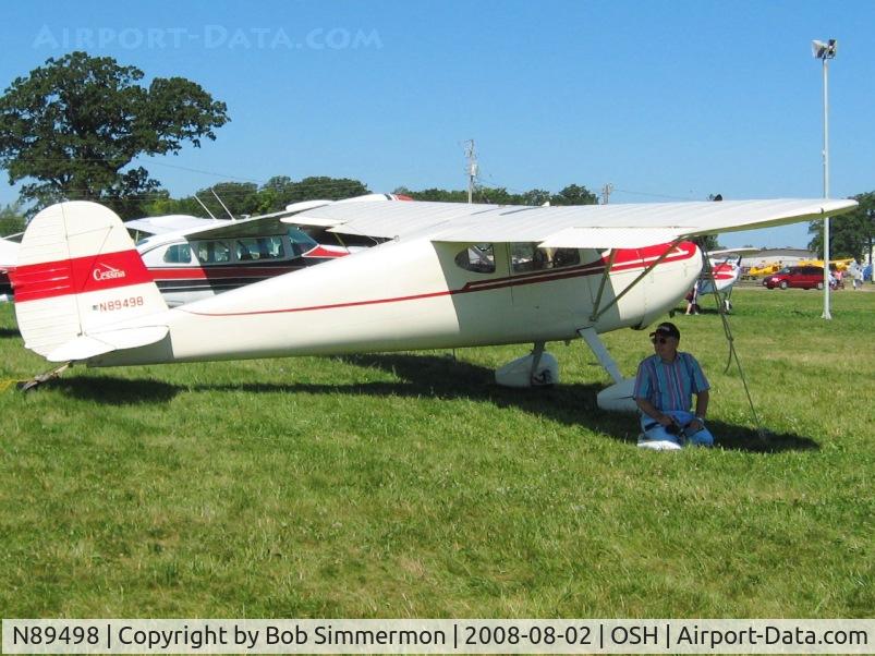 N89498, 1946 Cessna 120 C/N 8534, Airventure 2008 - Oshkosh, WI