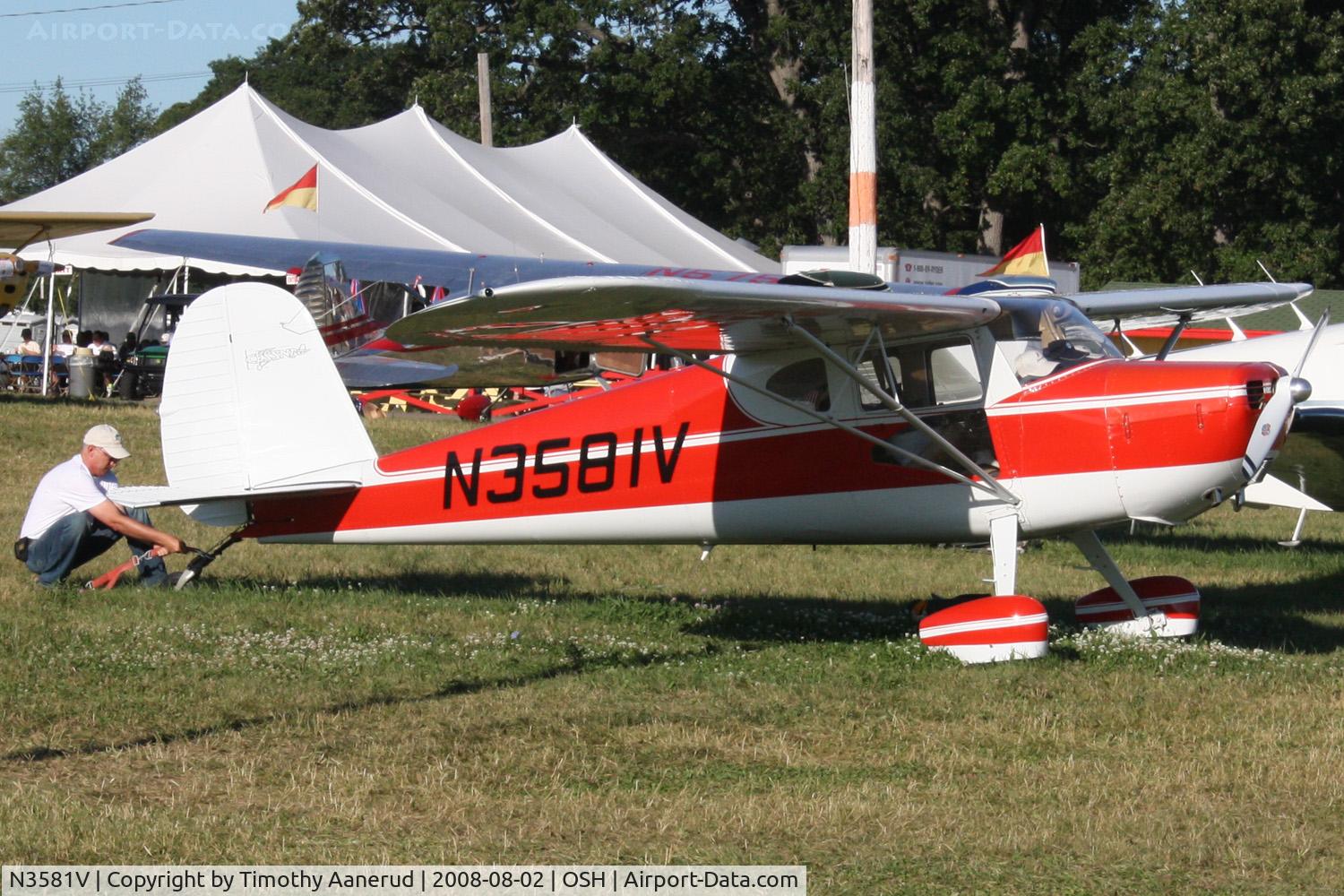 N3581V, 1948 Cessna 140 C/N 14850, EAA AirVenture 2008