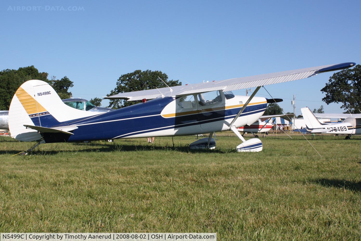 N5499C, 1950 Cessna 170A C/N 19533, EAA AirVenture 2008