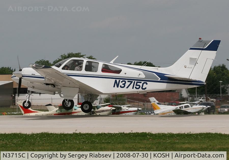 N3715C, 1981 Beech 95-B55 (T42A) Baron C/N TC-2391, EAA AirVenture 2008