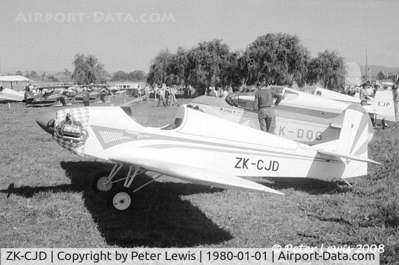 ZK-CJD, Druine Turbulent Ultra Light C/N AACA/W-143, H F Symes, Hastings