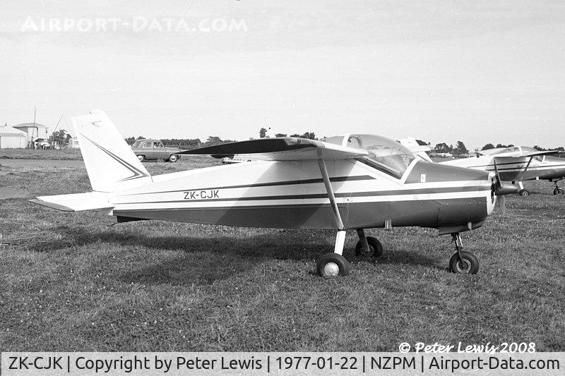 ZK-CJK, 1966 Bolkow Bo-208C Junior C/N 618, Palmerston North Flying School Ltd., Milson