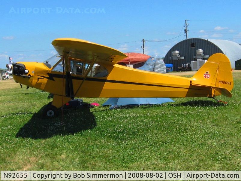 N92655, 1946 Piper J3C-65 Cub Cub C/N 17028, Airventure 2008 - Oshkosh, WI