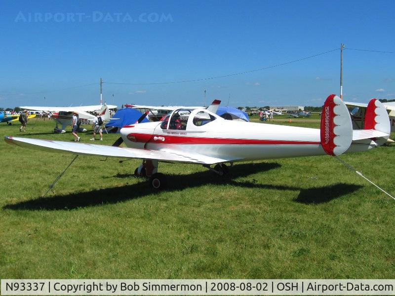 N93337, 1946 Erco 415CD Ercoupe C/N 660, Airventure 2008 - Oshkosh, WI
