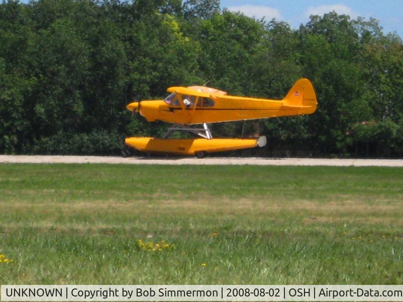 UNKNOWN, , Cub on floats departing RWY 36 at Airventure 2008 - Oshkosh, WI
