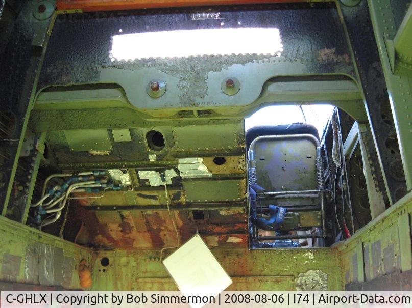 C-GHLX, 1944 Douglas A-26C Invader C/N 29227, Standing in the bomb bay looking forward.