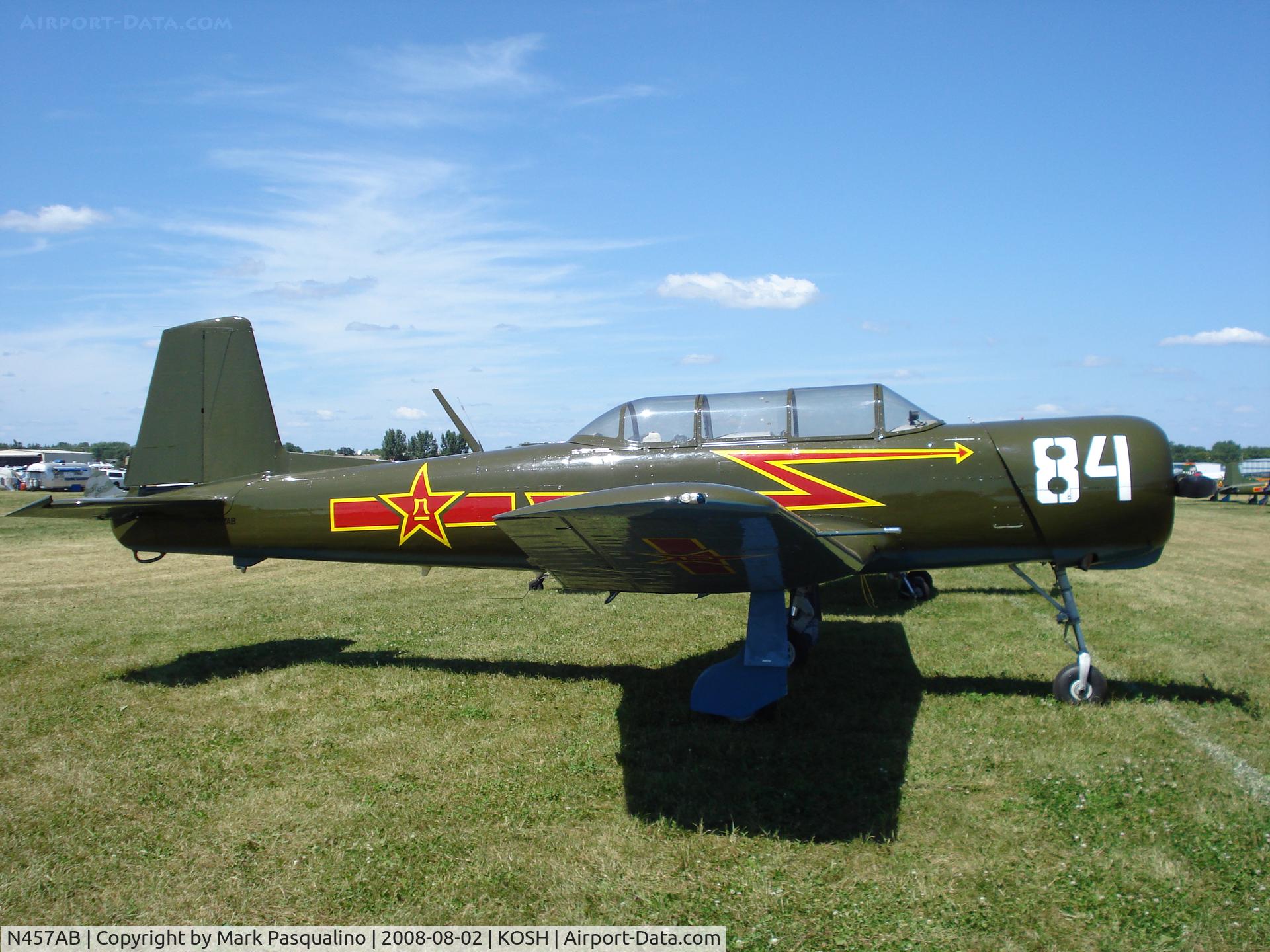 N457AB, 1971 Nanchang CJ-6 C/N 1232004, Nanchang CJ-6