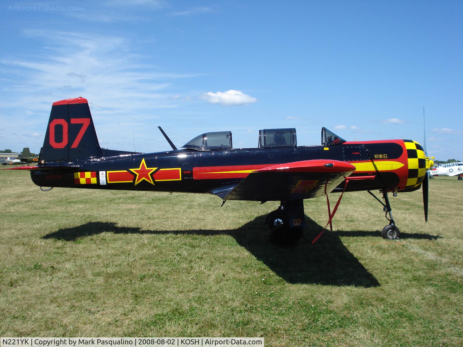 N221YK, 1968 Nanchang CJ-6 C/N 2432001, Nanchang YAK-18A