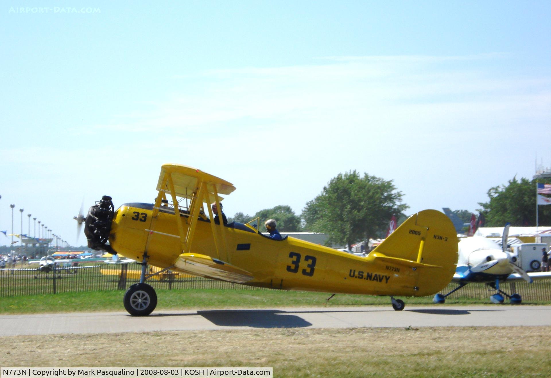 N773N, 1941 Naval Aircraft Factory N3N-3 C/N 2865, N3N-3