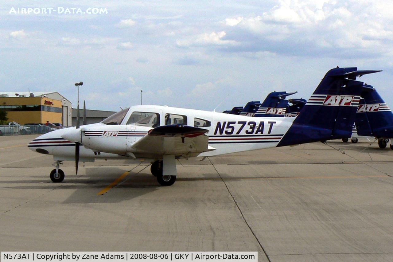 N573AT, 2005 Piper PA-44-180 Seminole C/N 4496198, ATP at Arlington Municipal