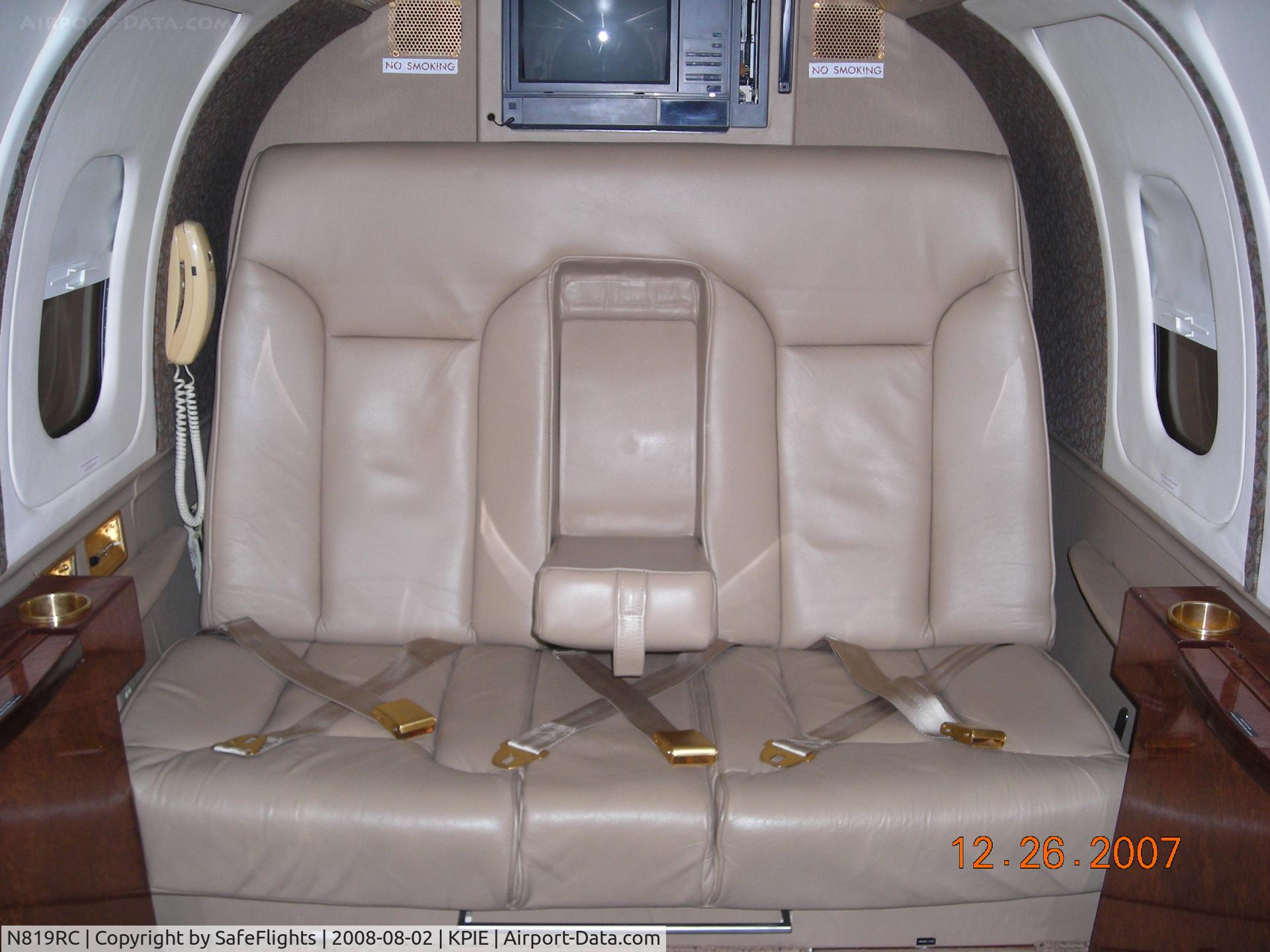 N819RC, 1976 Israel Aircraft Industries IAI-1124 Westwind C/N 192, Interior2