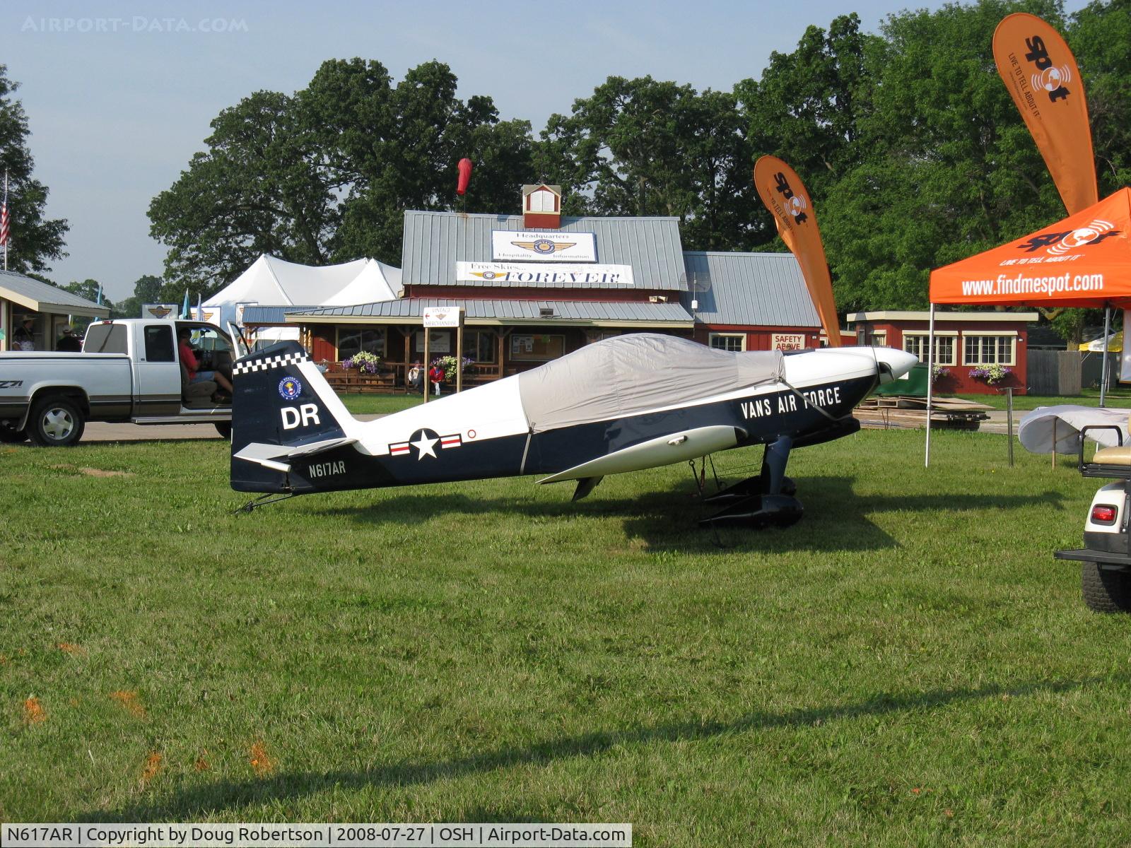 N617AR, 2002 Vans RV-6 C/N 24968, 2002 Reeves VAN's RV-6, Lycoming O-320-D2J 160 Hp as faux warbird