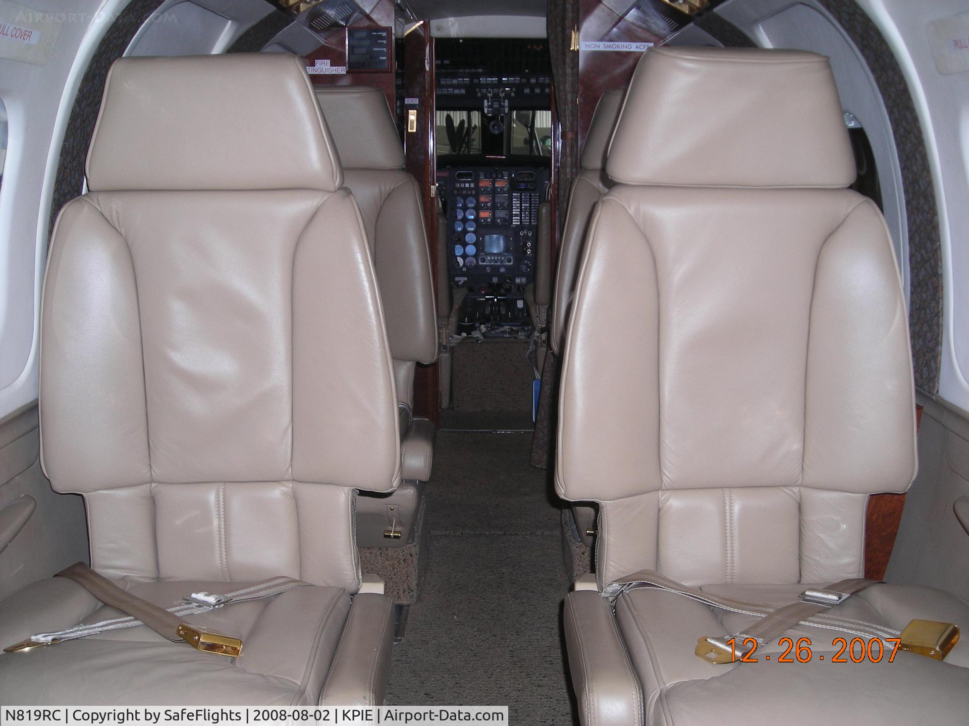 N819RC, 1976 Israel Aircraft Industries IAI-1124 Westwind C/N 192, Interior3