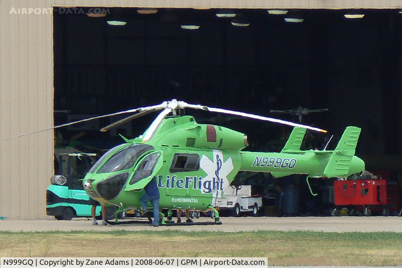 N999GQ, 2008 MD Helicopters MD-900 Explorer C/N 900-00125, At Grand Prairie Municipal