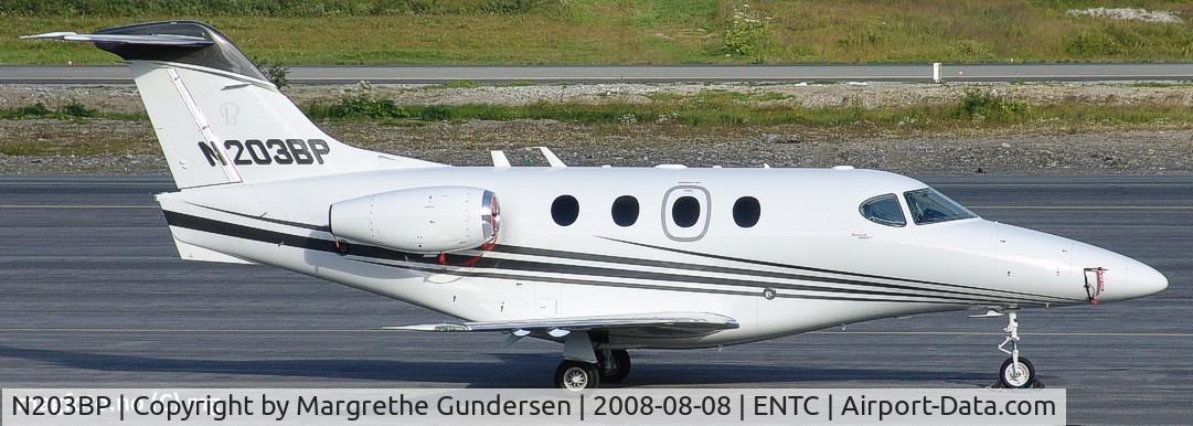 N203BP, 2007 Hawker Beechcraft Corp 390 C/N RB-203, At Tromsø Airport in Norway