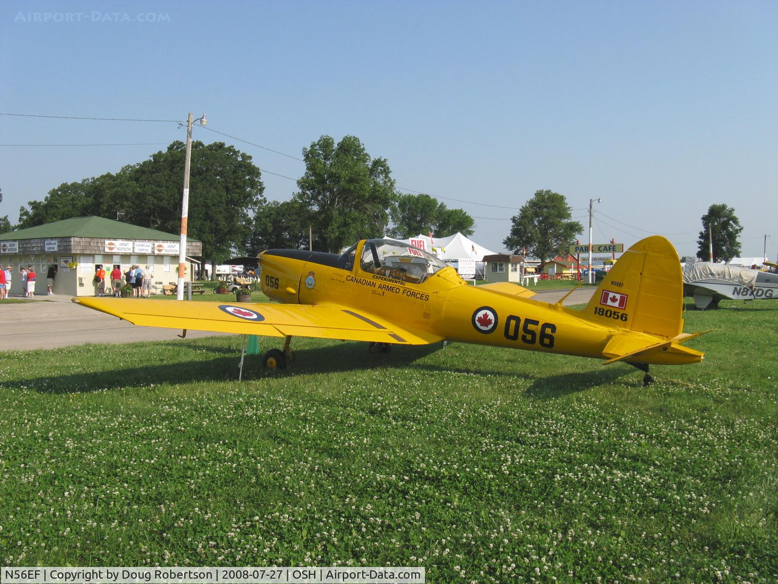 N56EF, De Havilland Canada DHC-1B-2-S5 Chipmunk Mk2 C/N 194-232, DeHavilland DHC-1B-2-S5 CHIPMUNK, Bristol-Siddeley (D.H.) Gipsy Major 8 145 Hp, Experimental class