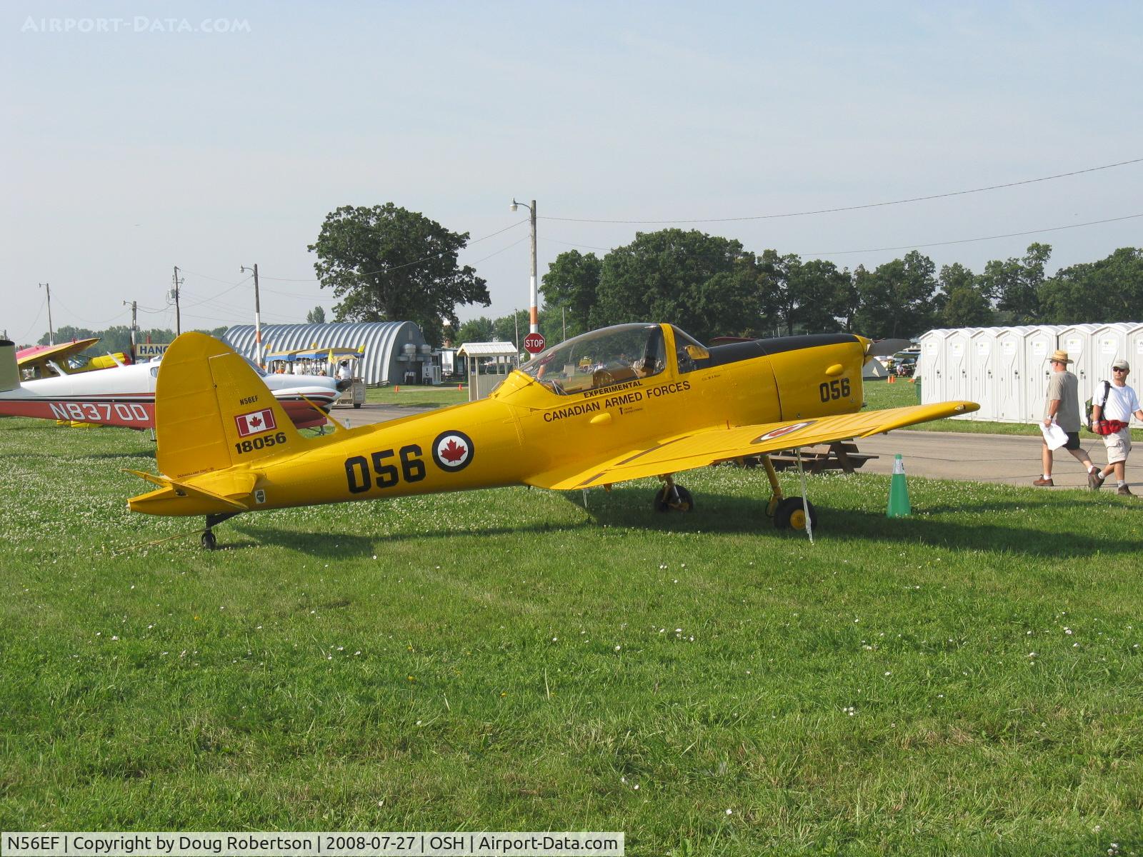 N56EF, De Havilland Canada DHC-1B-2-S5 Chipmunk Mk2 C/N 194-232, DeHavilland DHC-1B-2-S5 CHIPMUNK, Bristol-Siddeley (D.H.) Gipsy Major 8 145 Hp, Experimental class
