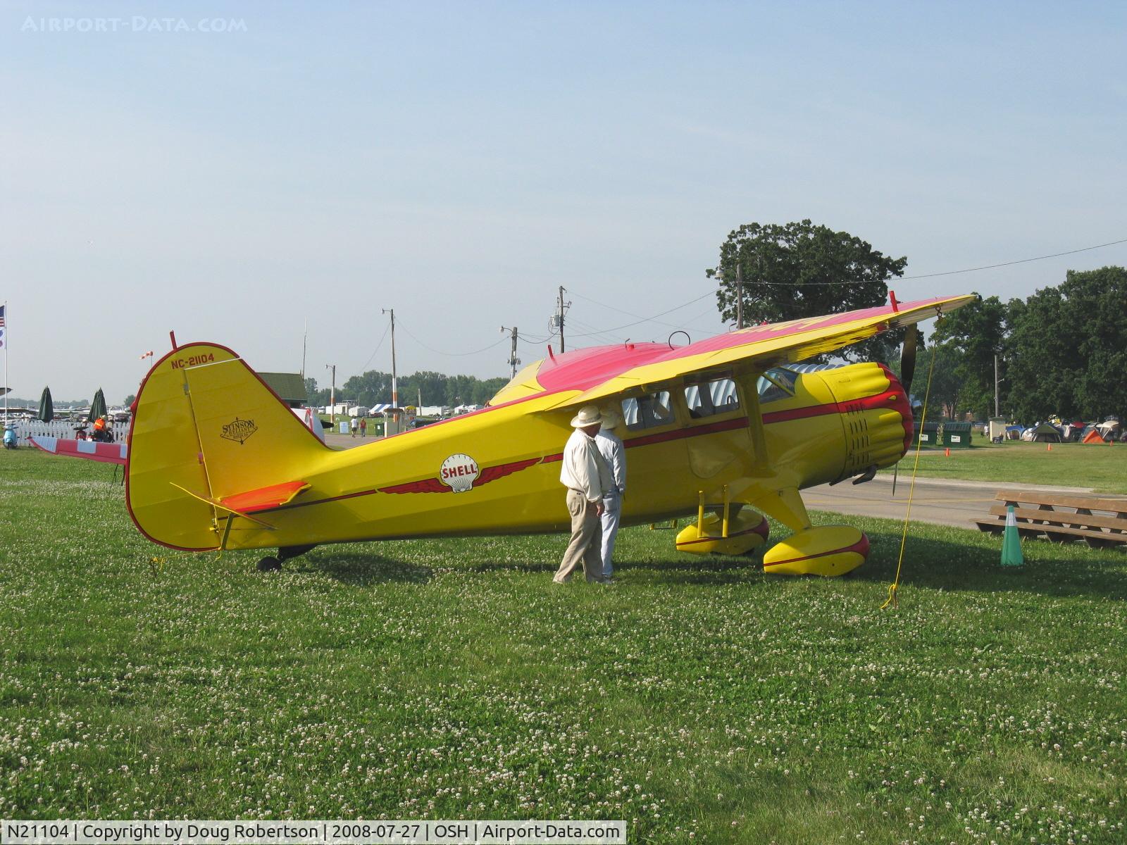 N21104, 1938 Stinson SR-10J Reliant C/N 5830, 1938 Stinson SR10J 'Gullwing' RELIANT, Lycoming R680-13 E3B 290 Hp 7 cylinder radial, Jimmie Doolittle's old ride authentically and beautifully restored.