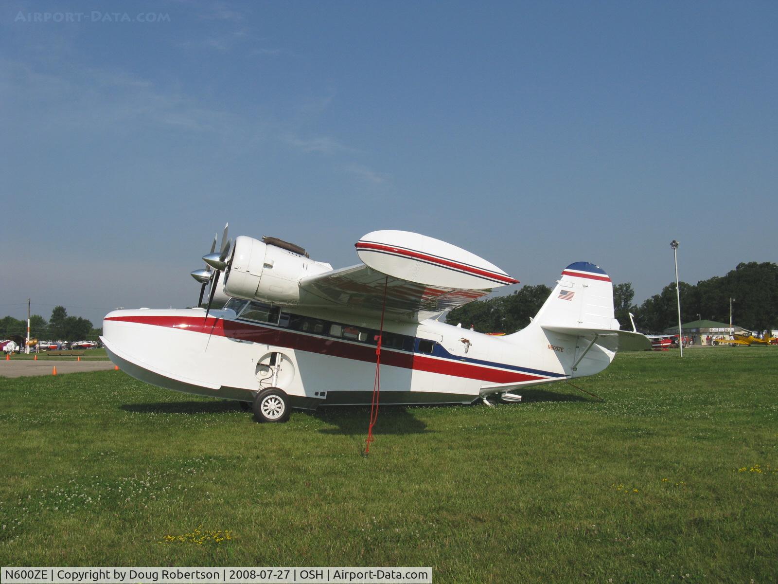 N600ZE, 1943 Grumman G-21A Goose C/N B-100, 1943 Grumman G-21A 'Blue Goose', two P&W R-985-S2B radials 450 Hp each. Grumman's First Twin Engine Amphibian