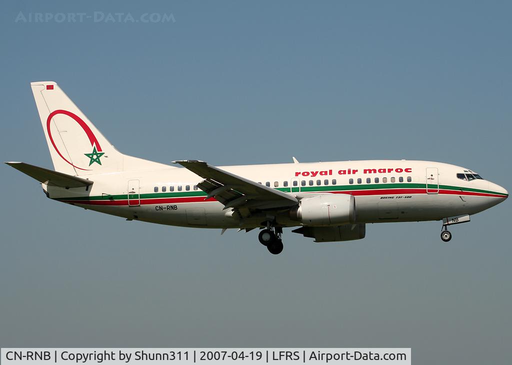 CN-RNB, 1993 Boeing 737-5B6 C/N 26527/2472, Morning arrival...