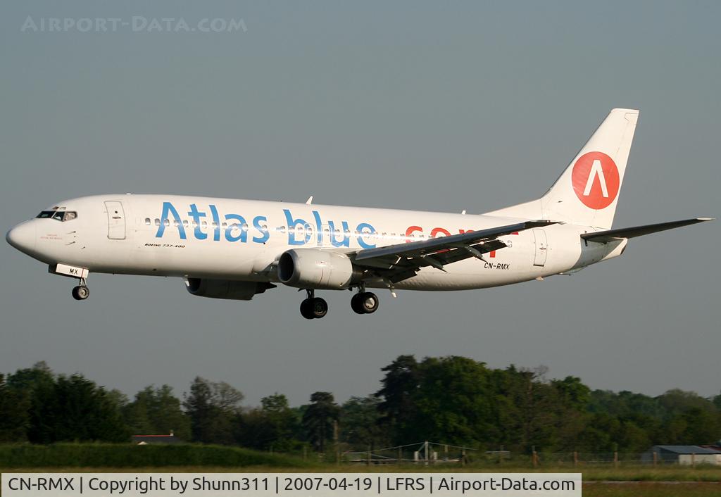 CN-RMX, 1992 Boeing 737-4B6 C/N 26526, Late afternoon arrival...