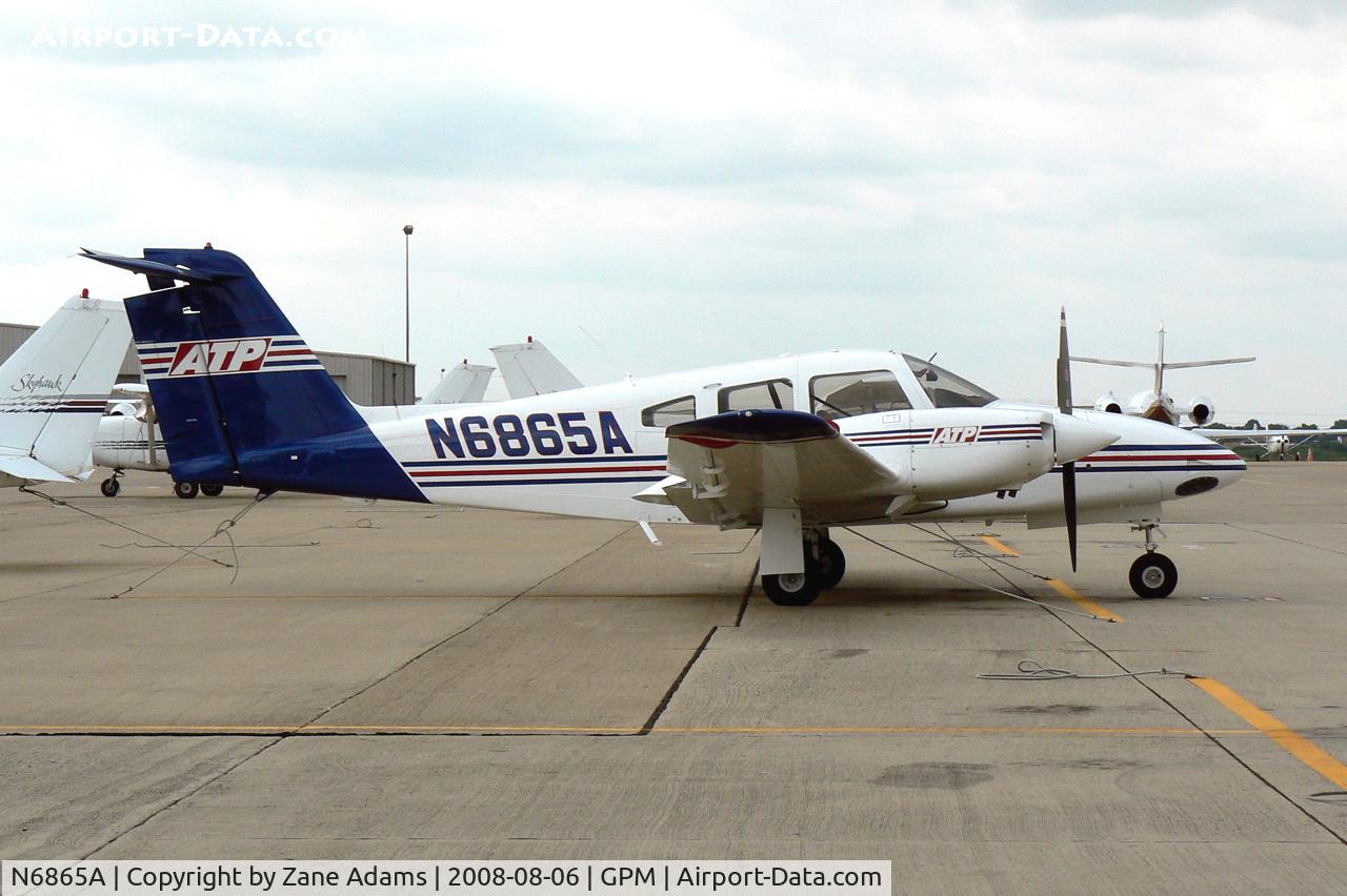N6865A, 2008 Piper PA-44-180 Seminole C/N 4496256, ATP at Arlington Municipal