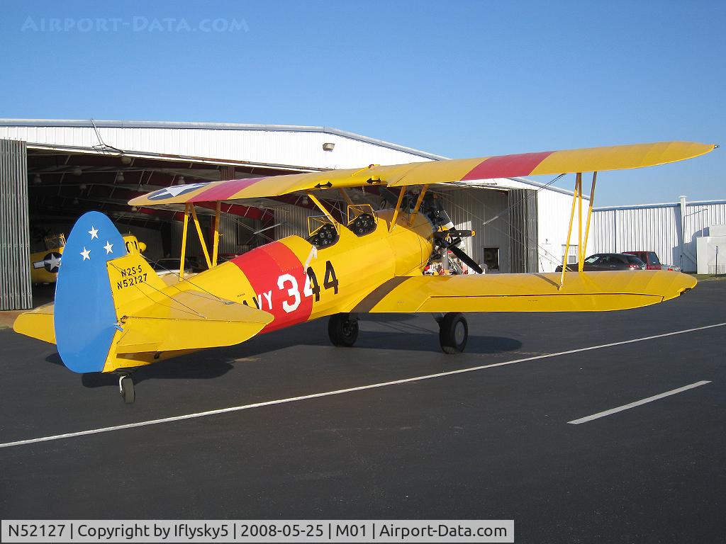 N52127, 1942 Boeing E75 C/N 75-8493, N52127 Stearman E75