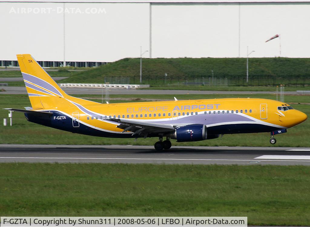 F-GZTA, 1998 Boeing 737-33V(QC) C/N 29333/3084, Landing rwy 14R...
