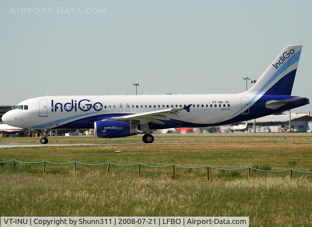 VT-INU, 2008 Airbus A320-232 C/N 3541, Ready for departure for his delivery flight...