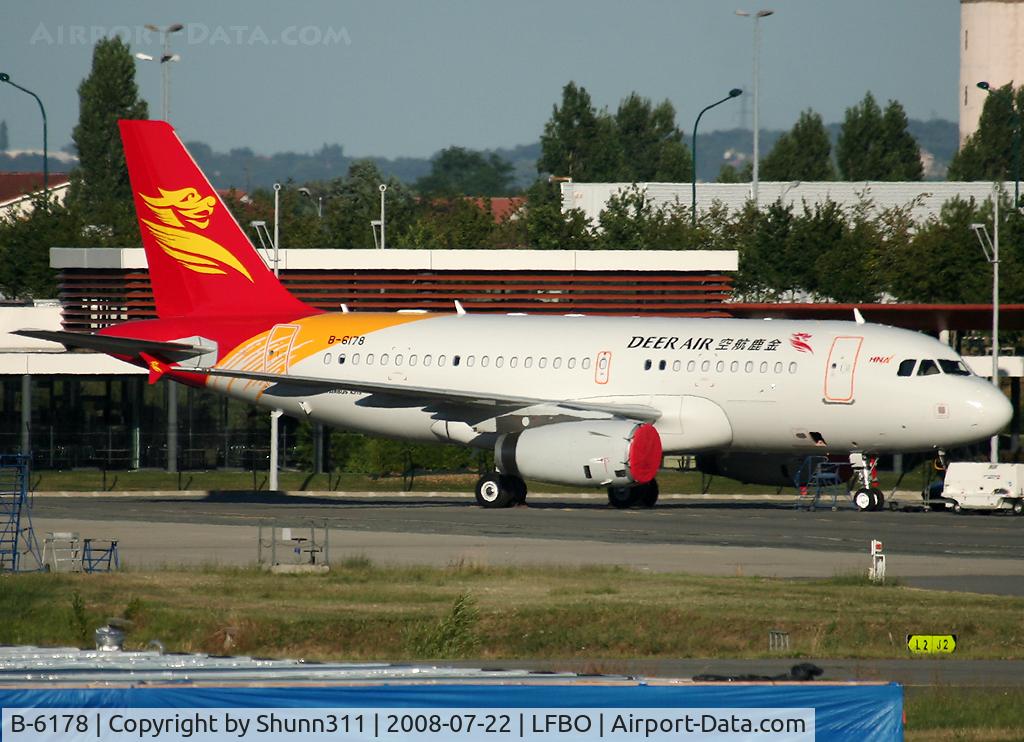B-6178, 2008 Airbus A319-132 C/N 3548, Waiting at Air France facility...