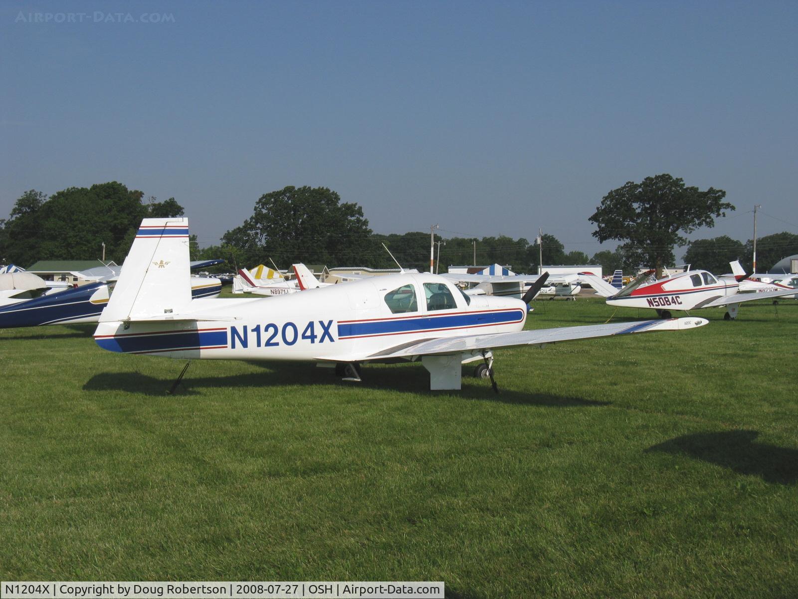 N1204X, 1963 Mooney M20C Ranger C/N 2607, 1963 Mooney M20C, Lycoming O&VO-360 180 Hp