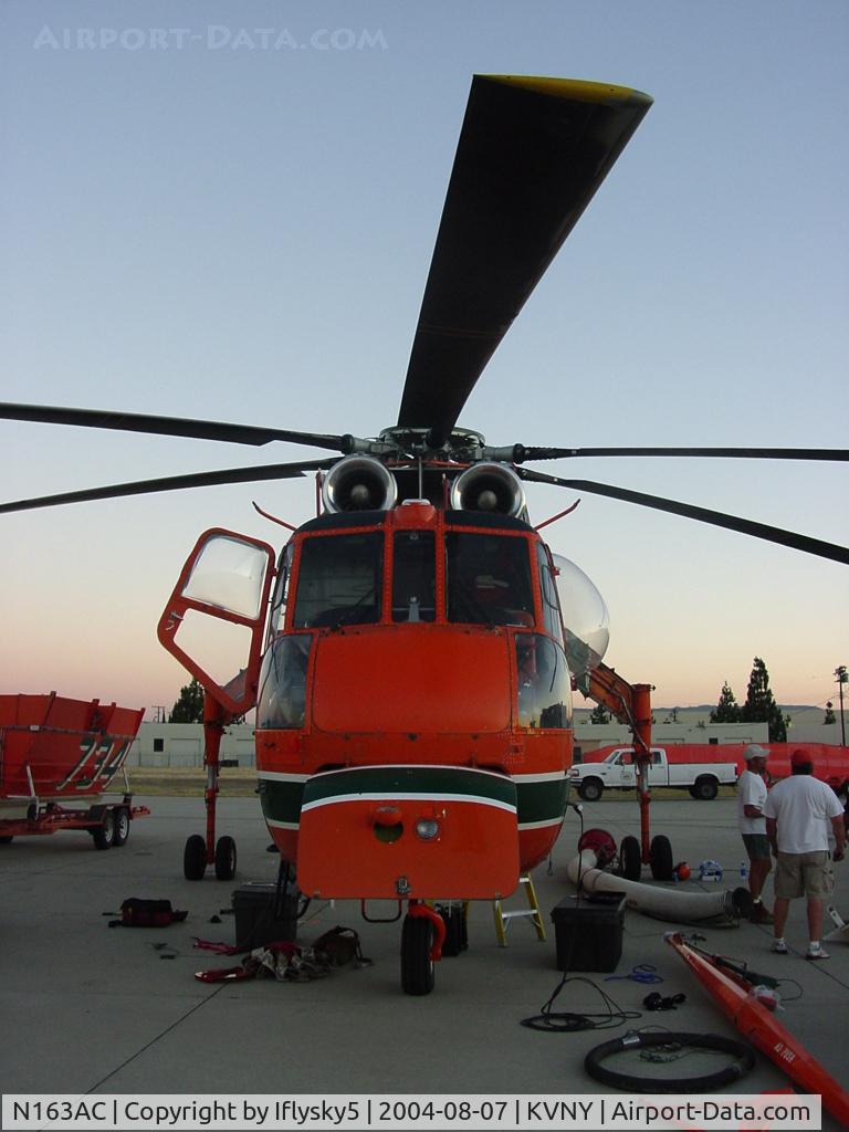 N163AC, 1993 Sikorsky S-64F Skycrane C/N 64093, N163AC S-64F AirCrane Aircraft destroyed on 1 June 2008
