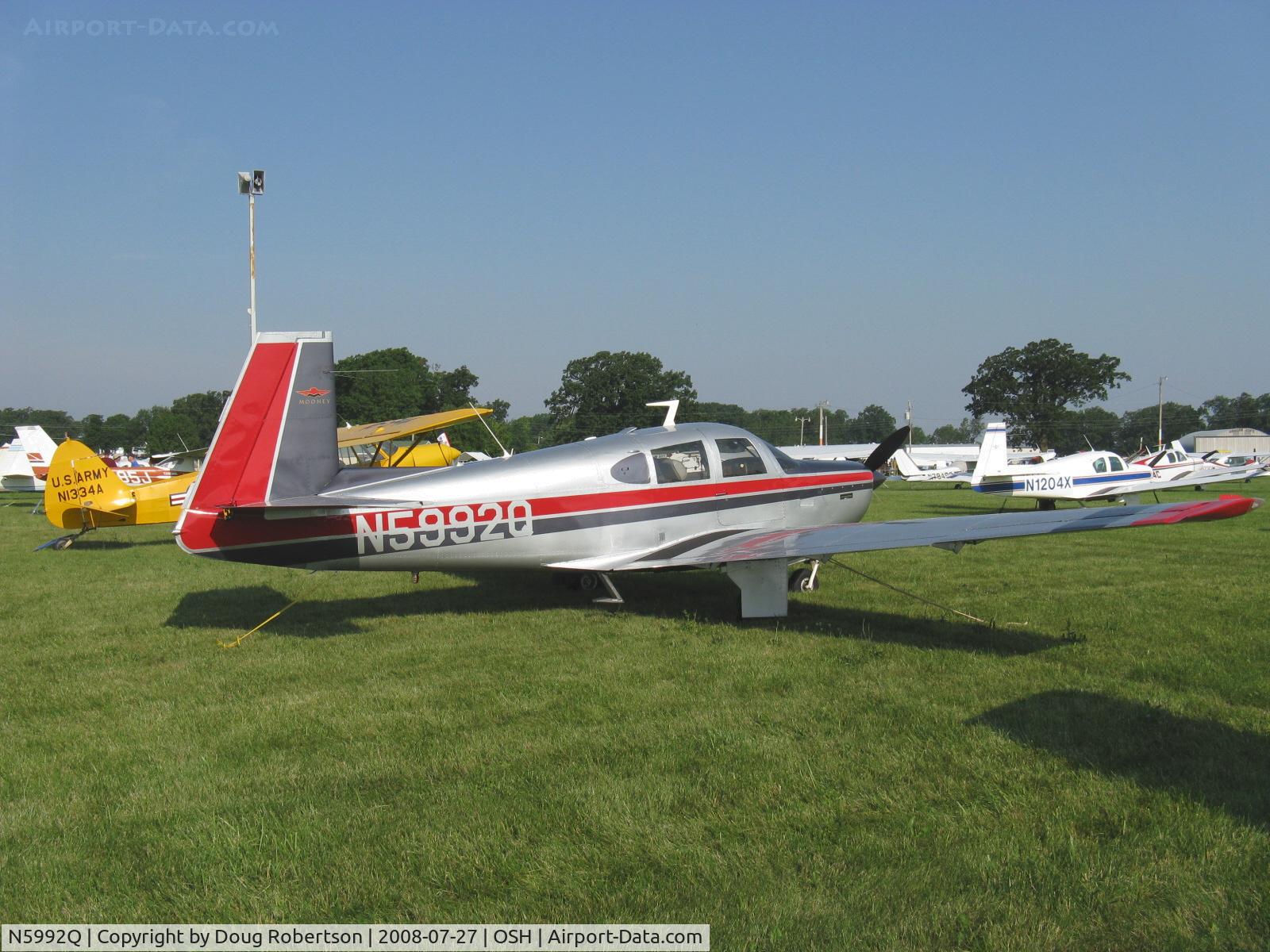 N5992Q, 1965 Mooney M20C Ranger C/N 3216, 1965 Mooney M20C, LYCOMING O&VO-360 180 Hp