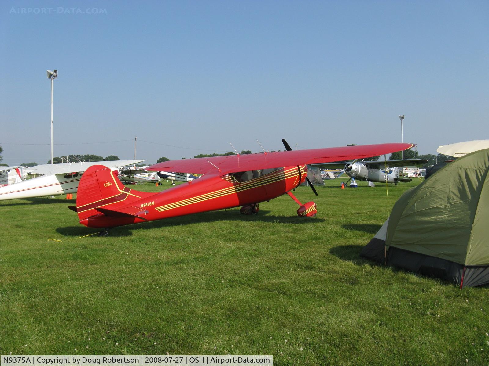 N9375A, 1949 Cessna 195 C/N 7454, 1949 Cessna 195 BUSINESSLINER, Jacobs R-755-A2 300 Hp