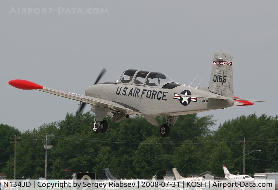 N134JD, 1956 Beech T-34B C/N BG-165, EAA AirVenture 2008