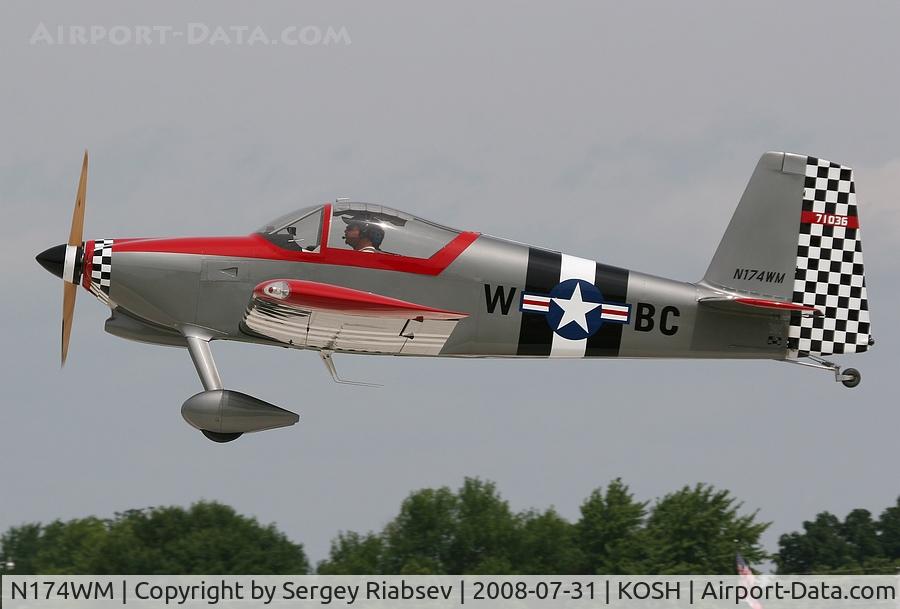 N174WM, 2004 Vans RV-7 C/N 71036, EAA AirVenture 2008