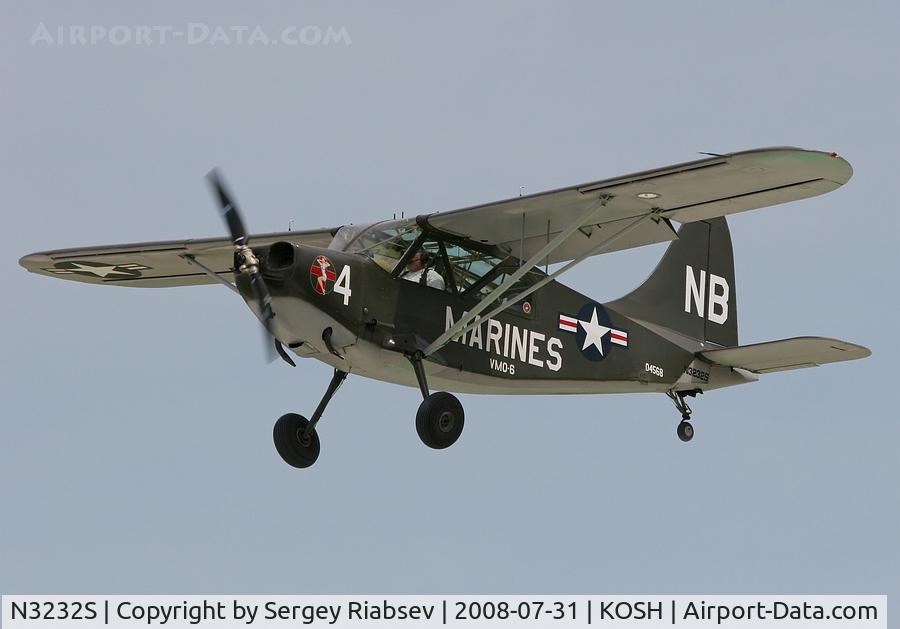 N3232S, 1945 Stinson L-5G Sentinel C/N 76-3597, EAA AirVenture 2008
