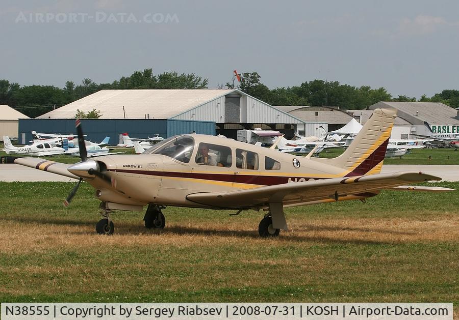 N38555, 1977 Piper PA-28R-201T Cherokee Arrow III C/N 28R-7703239, EAA AirVenture 2008