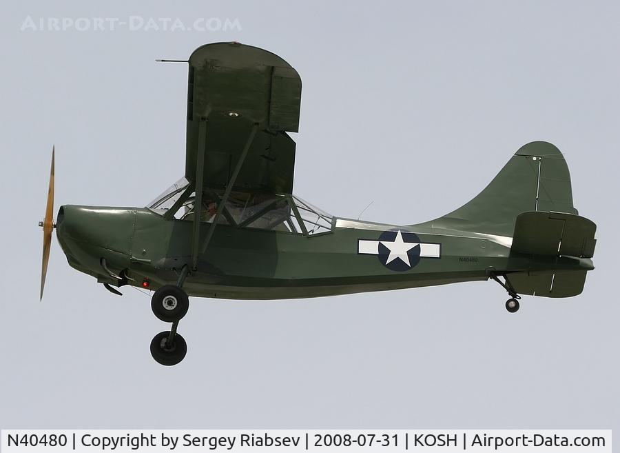N40480, 1942 Stinson L-5 Sentinel C/N 76-517, EAA AirVenture 2008