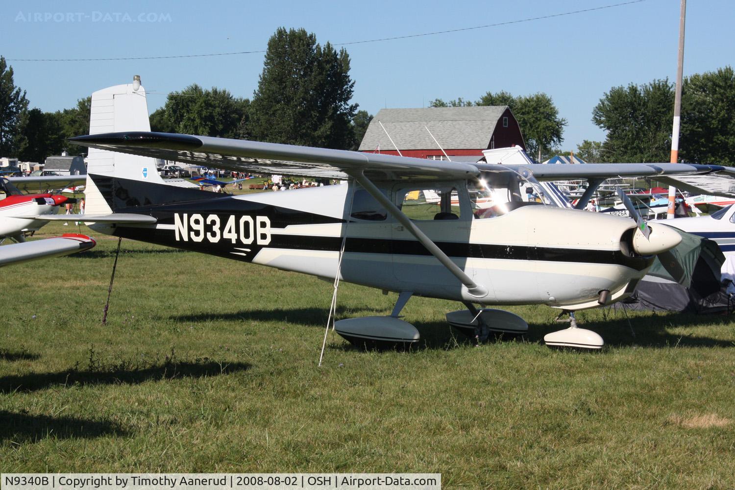 N9340B, 1958 Cessna 175 Skylark C/N 55140, EAA AirVenture 2008