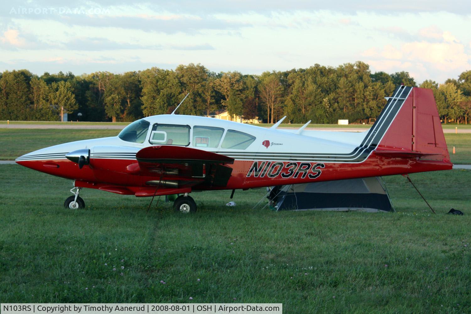 N103RS, 1957 Piper PA-23 Aztec C/N 23-1165, EAA AirVenture 2008