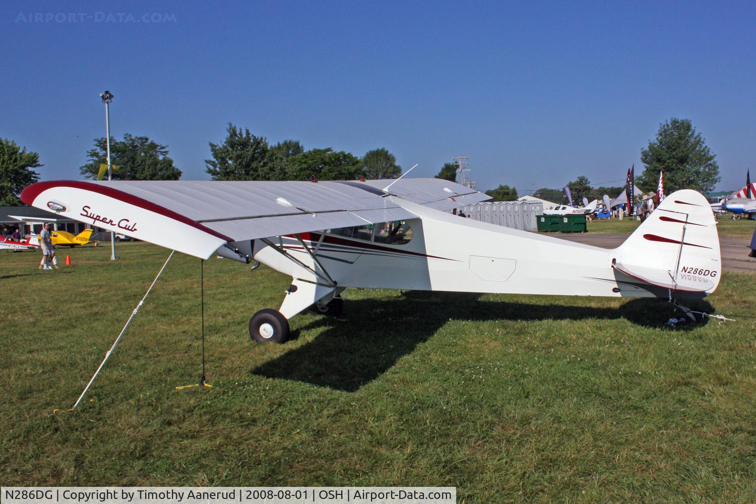 N286DG, 2008 Piper PA-18 Super Cub Replica C/N X001, EAA AirVenture 2008