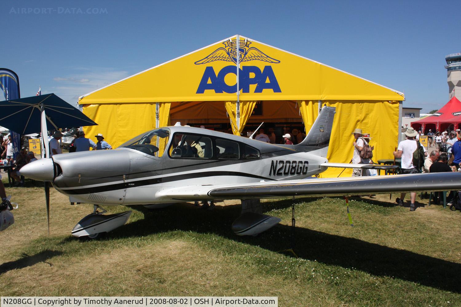 N208GG, 1975 Piper PA-28-181 Archer C/N 28-7690073, EAA AirVenture 2008, Pick me, I'll keep it!