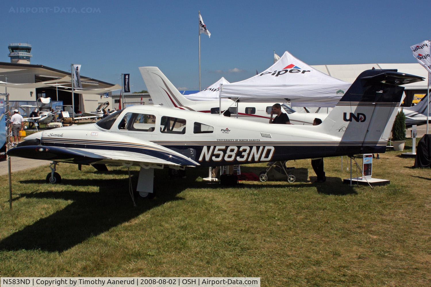 N583ND, 2008 Piper PA-44-180 Seminole C/N 4496253, EAA AirVenture 2008, PA-44-180