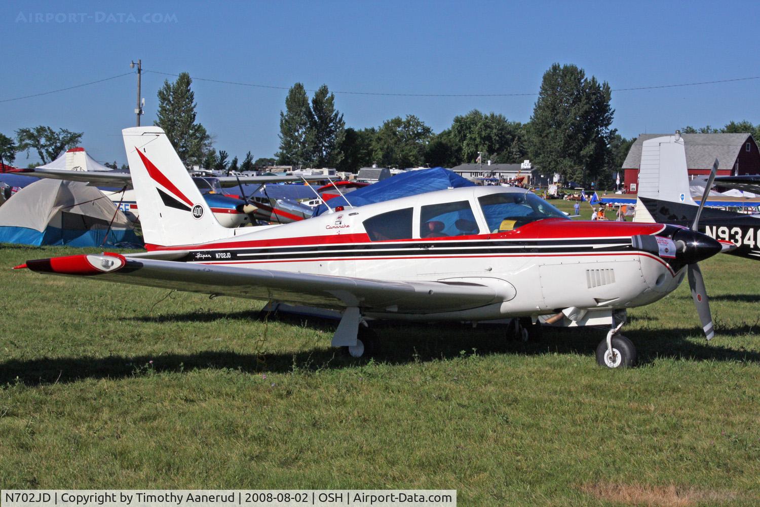 N702JD, 1965 Piper PA-24-400 Comanche 400 C/N 26-93, EAA AirVenture 2008